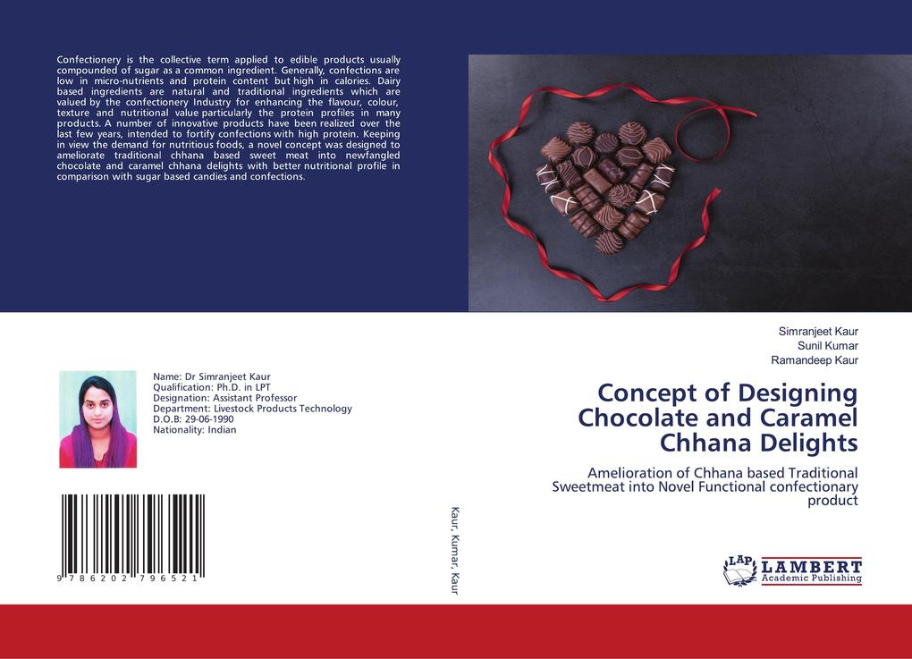 Concept of Designing Chocolate and Caramel Chhana Delights