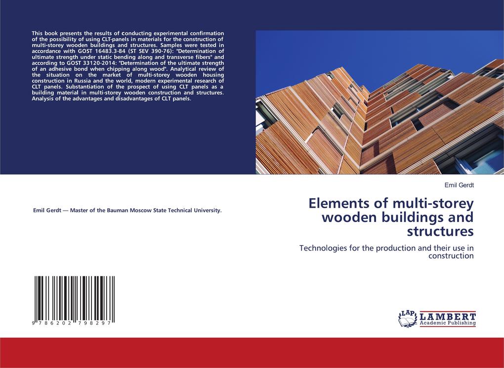 Elements of multi-storey wooden buildings and structures