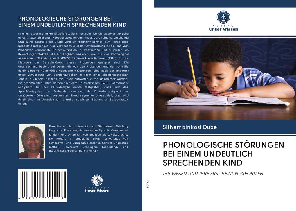 PHONOLOGISCHE STÖRUNGEN BEI EINEM UNDEUTLICH SPRECHENDEN KIND