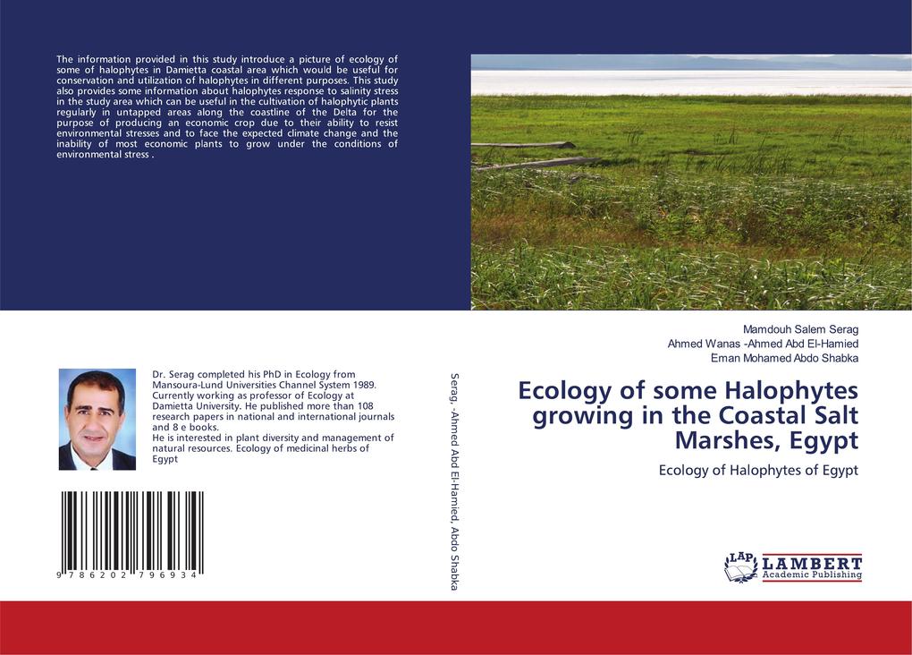 Ecology of some Halophytes growing in the Coastal Salt Marshes Egypt