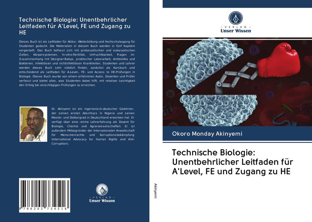 Technische Biologie: Unentbehrlicher Leitfaden für A'Level FE und Zugang zu HE