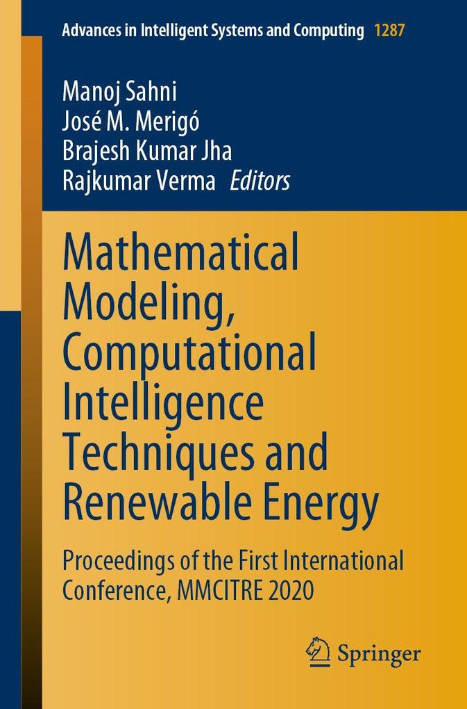 Mathematical Modeling Computational Intelligence Techniques and Renewable Energy