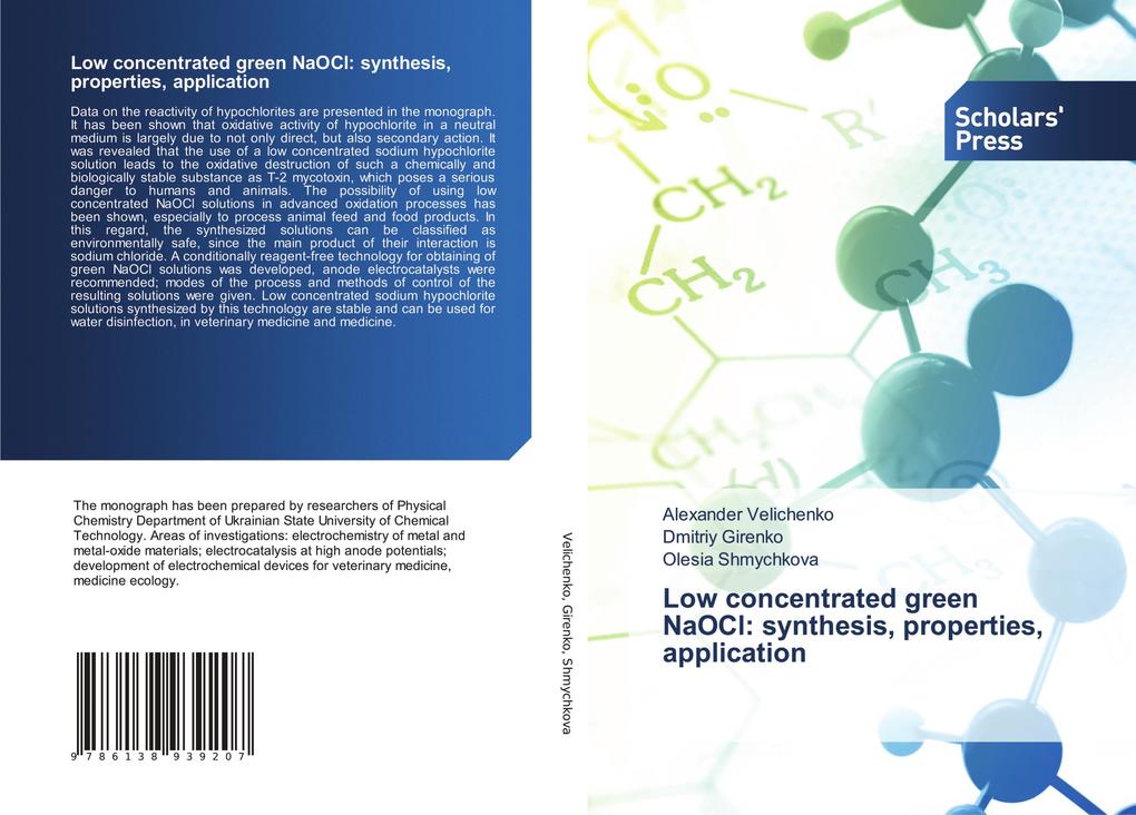 Low concentrated green NaOCl: synthesis properties application