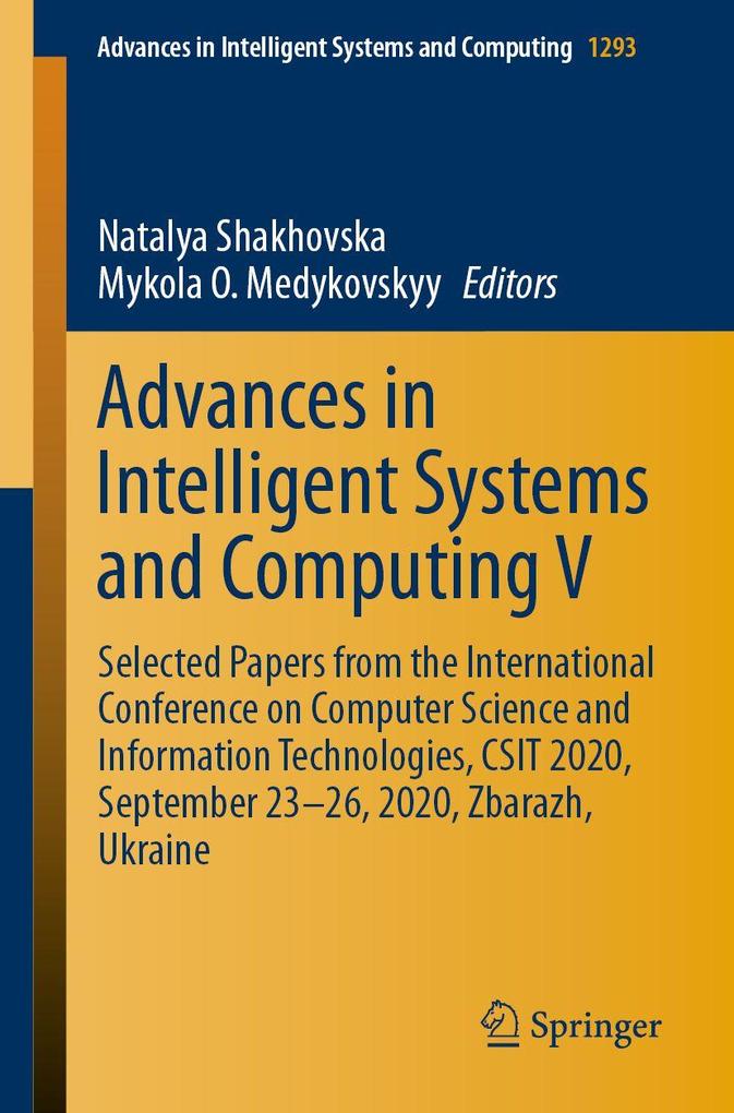 Advances in Intelligent Systems and Computing V