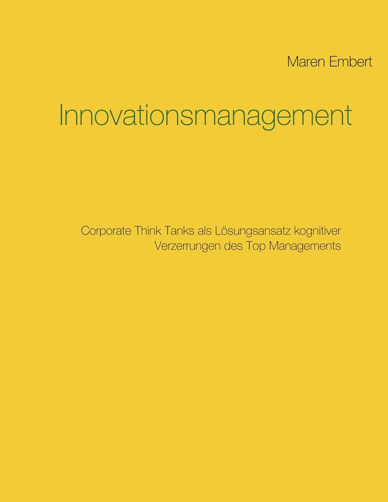 Innovationsmanagement - Maren Embert