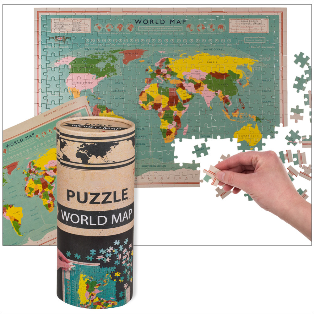 Puzzle Weltkarte 300-teilig