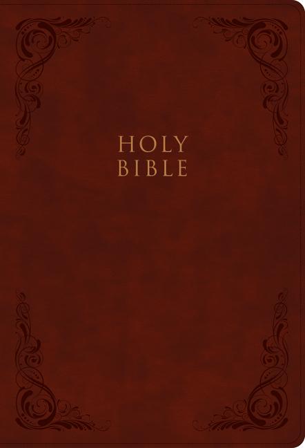 CSB Super Giant Print Reference Bible Burgundy Leathertouch Indexed