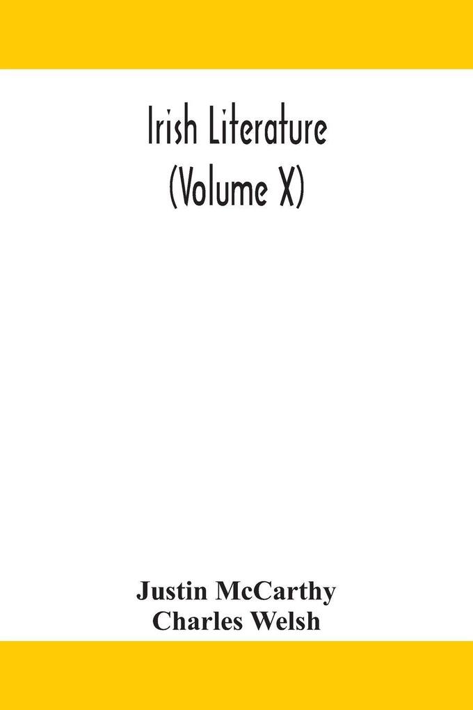 Irish Literature (Volume X)