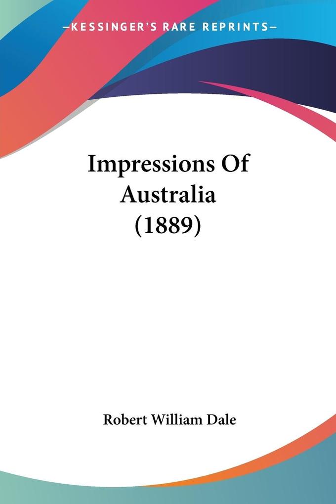 Impressions Of Australia (1889)