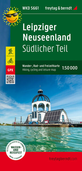 Leipziger Neuseenland - Südlicher Teil Wander- Rad- und Freizeitkarte 1:50.000 freytag & berndt WKD 5661