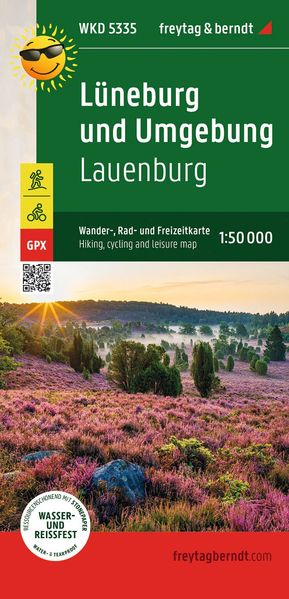 freytag & berndt Wanderkarte WKD 5335 Lüneburg und Umgebung Lauenburg 1:50.000