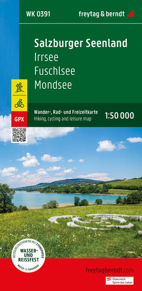 Salzburger Seenland Wander- Rad- und Freizeitkarte 1:50.000 freytag & berndt WK 0391