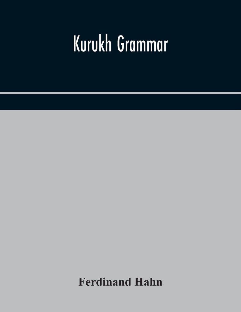 Kurukh Grammar