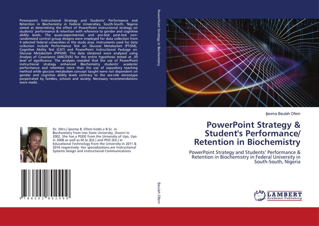 PowerPoint Strategy & Student‘s Performance/ Retention in Biochemistry