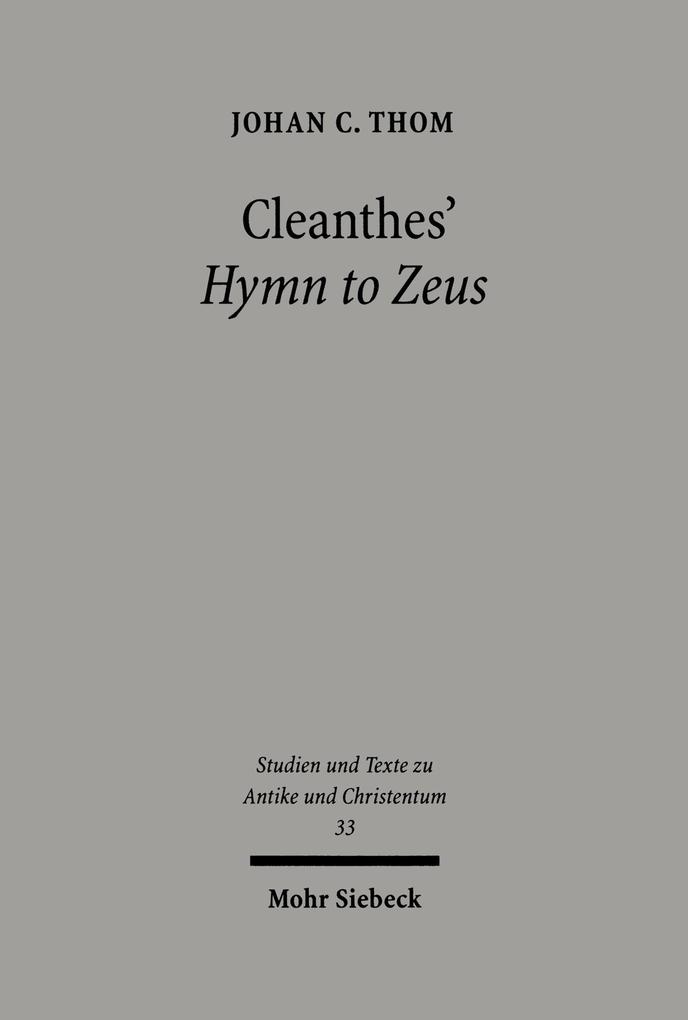 Cleanthes‘ Hymn to Zeus