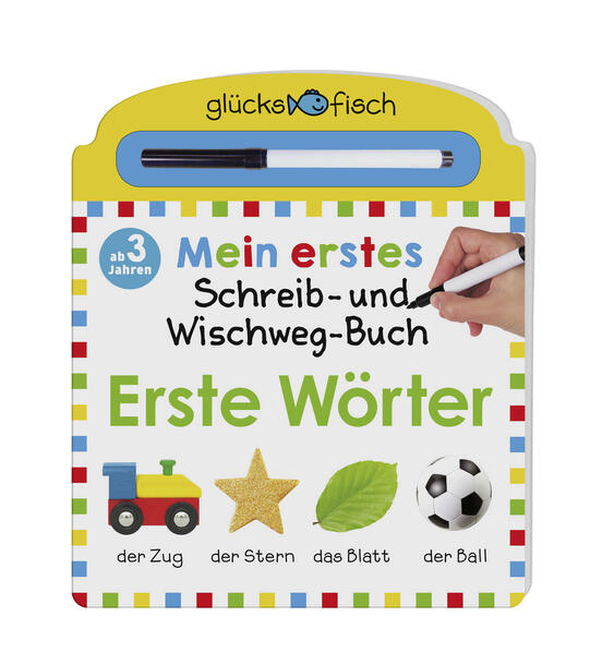 Image of Glücksfisch: Mein erstes Schreib-und Wegwisch-Buch: Erste Wörter