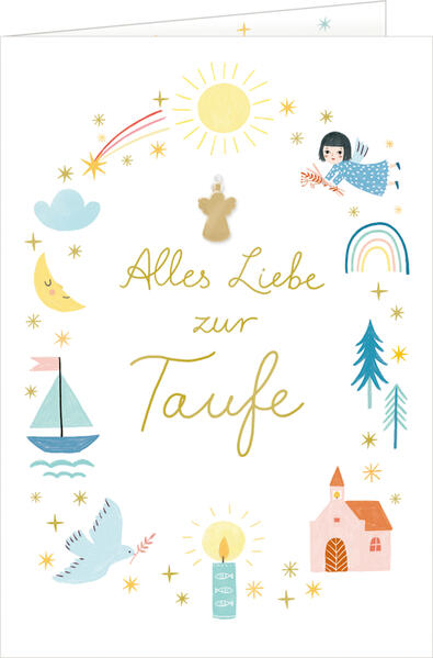 Image of Grußkarte - Alles Liebe zur Taufe