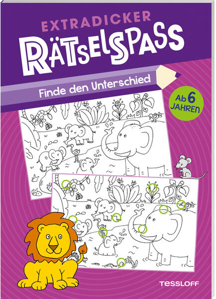 Image of Extradicker Rätselspaß. Finde den Unterschied