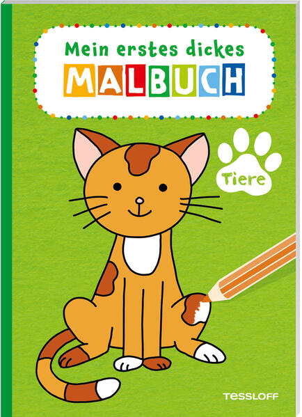 Image of Mein erstes dickes Malbuch. Tiere