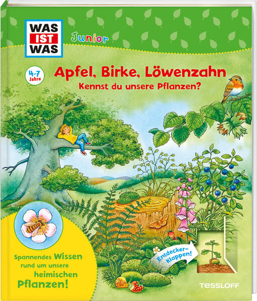 Image of Tessloff Kinderbuch "WAS IST WAS Junior - Apfel, Birke, Löwenzahn"