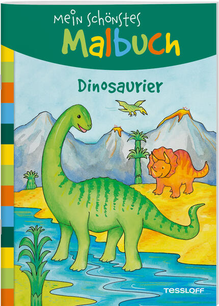 Image of Mein schönstes Malbuch. Dinosaurier