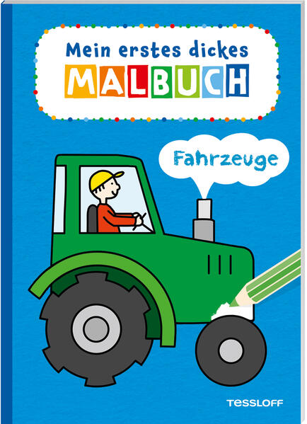 Image of Mein erstes dickes Malbuch. Fahrzeuge