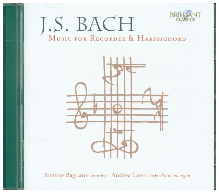 Image of Bagliano,Stefano/Coen,Andrea - J.S. BACH: MUSIC FOR RECORDER And HARPSICHORD [CD]
