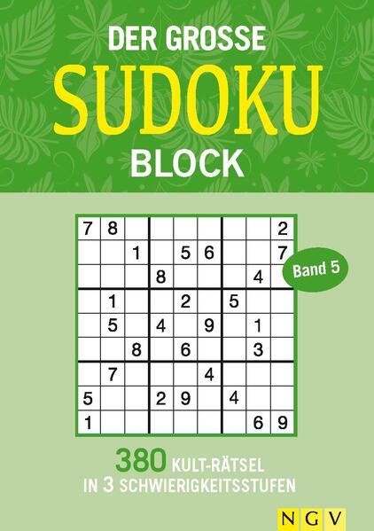 Der große Sudokublock Band 5