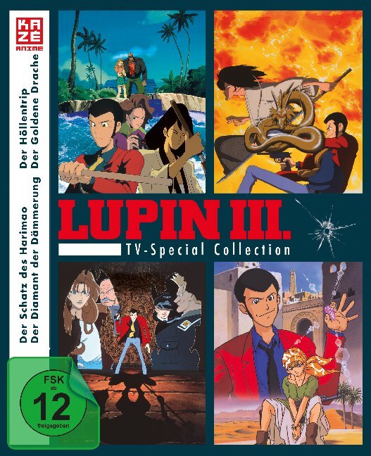 Lupin the Third - TV-Special Collection (4 TV-Specials) - Blu-ray-Box (4 Blu-rays)