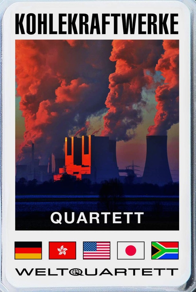 375 Media 143362 - Kohlekraftwerke-Quartett Kartenspiel 32 Blatt
