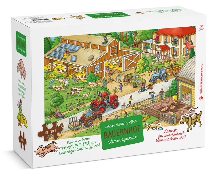 Bauernhof Puzzle 48 Teile Xxl Spielware