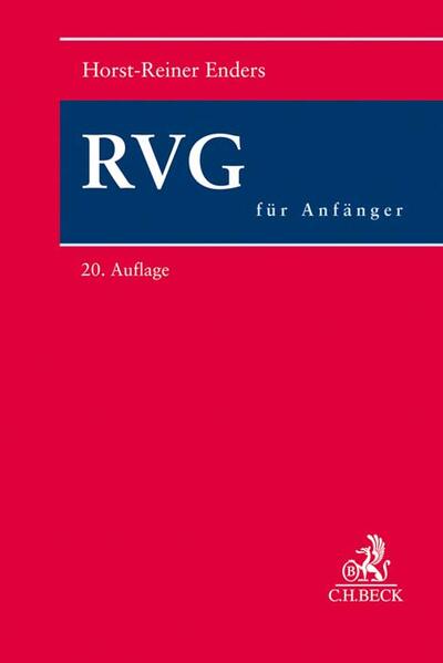RVG für Anfänger - Horst-Reiner Enders