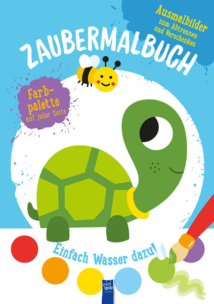 Image of Zaubermalbuch - Schildkröte (blau)