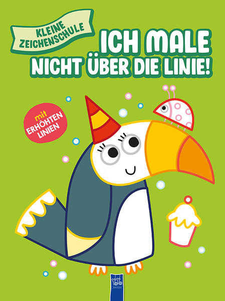 Image of Kleine Zeichenschule - Ich male nicht über die Linie (grün)