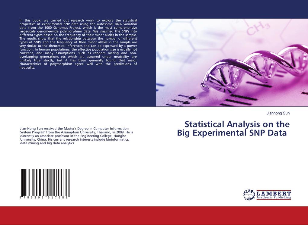 Statistical Analysis on the Big Experimental SNP Data