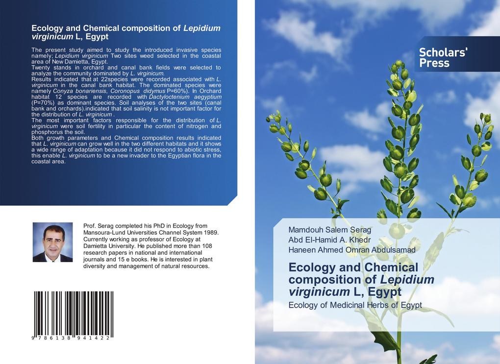 Ecology and Chemical composition of Lepidium virginicum L Egypt