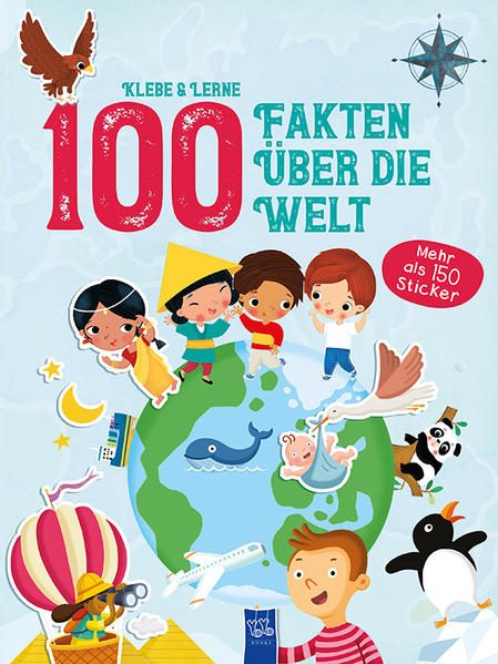 Image of Klebe & Lerne - 100 Fakten über die Welt