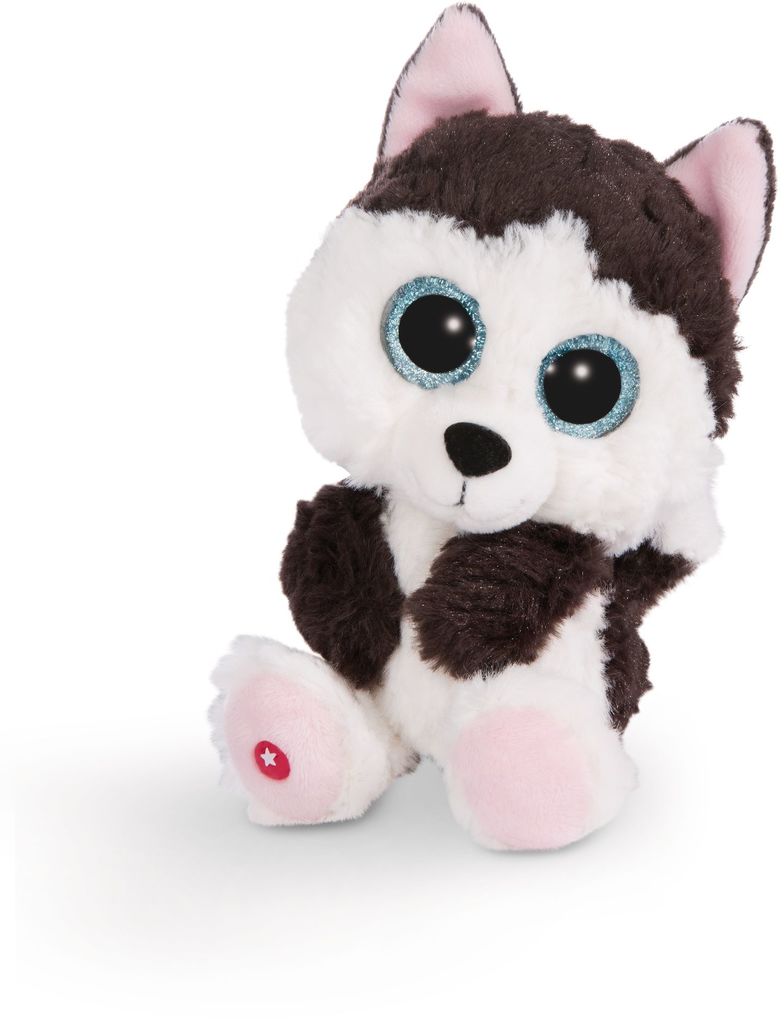 Image of Glubschis Kuscheltier Husky Barkley 15cm (45558) braun/weiß