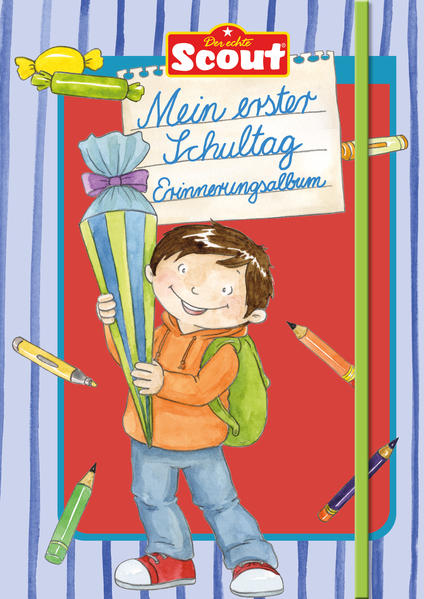 Image of Buch - Scout - Mein erster Schultag Erinnerungsalbum (Jungs)