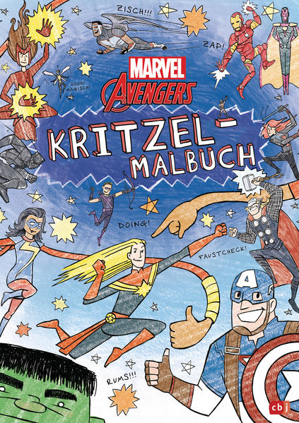 Image of MARVEL Avengers Kritzel-Malbuch