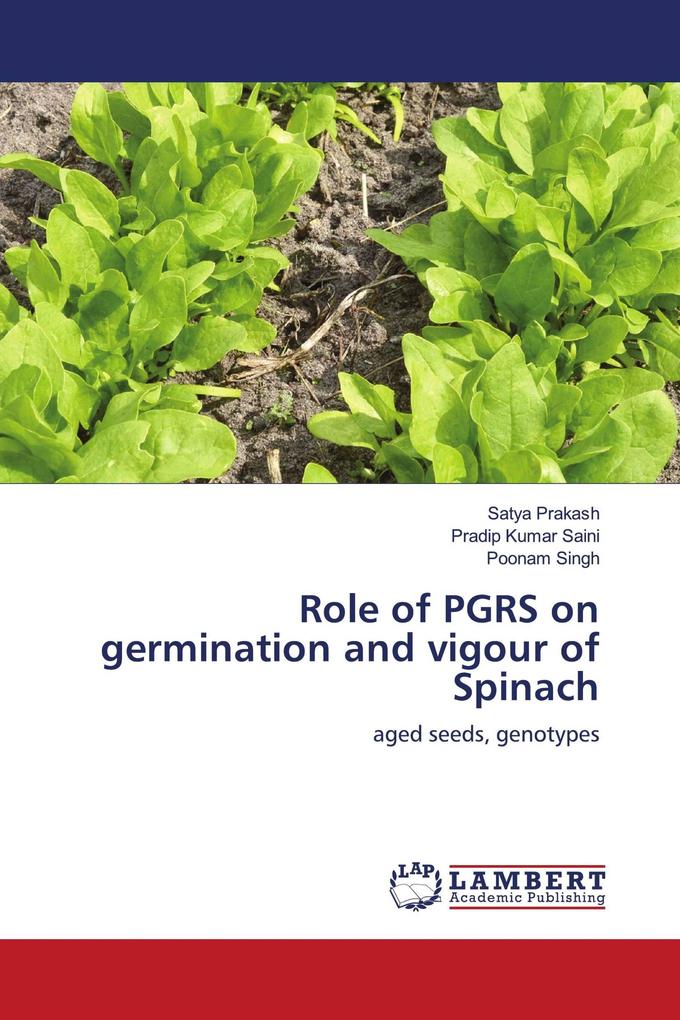 Role of PGRS on germination and vigour of Spinach