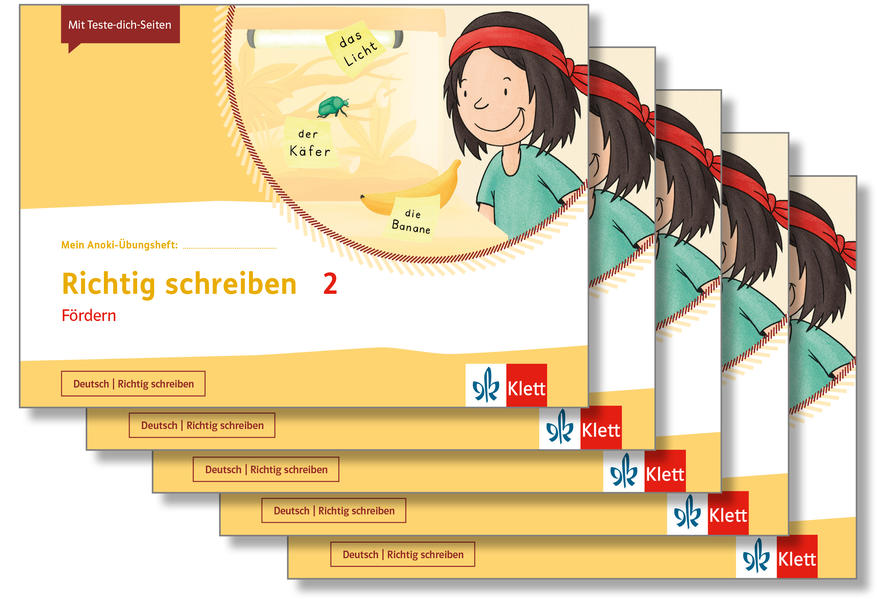 Image of Mein Anoki-Übungsheft. Richtig Schreiben 2. Fördern. Übungsheft im 5er-Paket Klasse 2