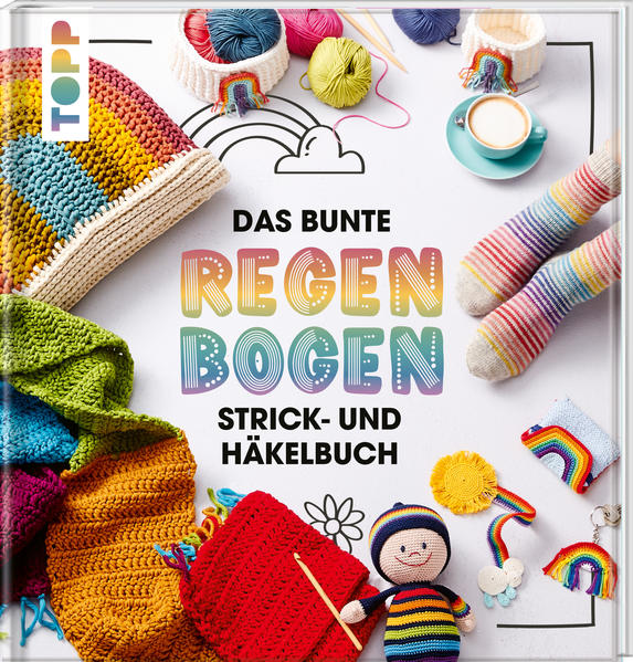 Image of Das bunte Regenbogen Strick- und Häkelbuch