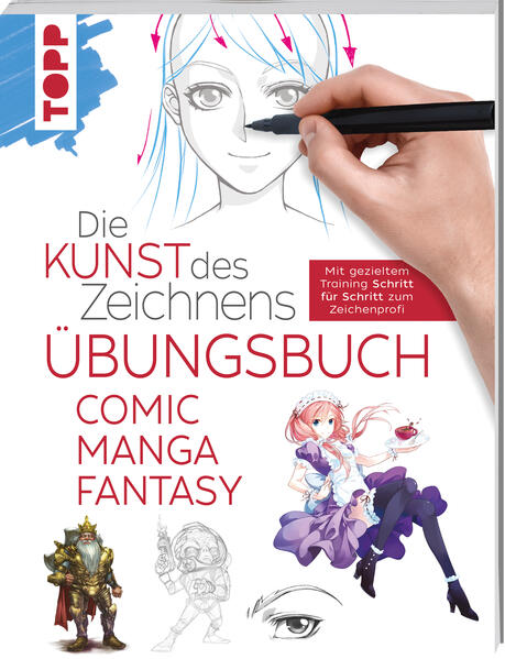 Image of Die Kunst des Zeichnens - Comic Manga Fantasy Übungsbuch