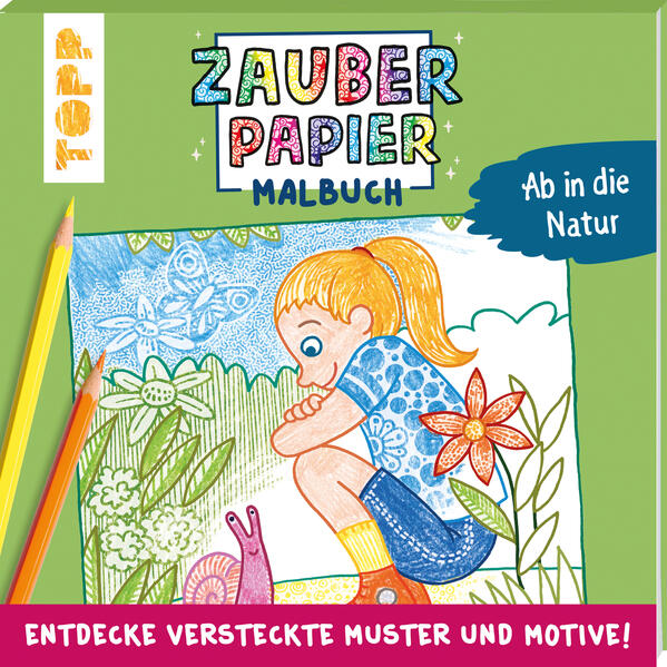 Zauberpapier Malbuch Ab in die Natur