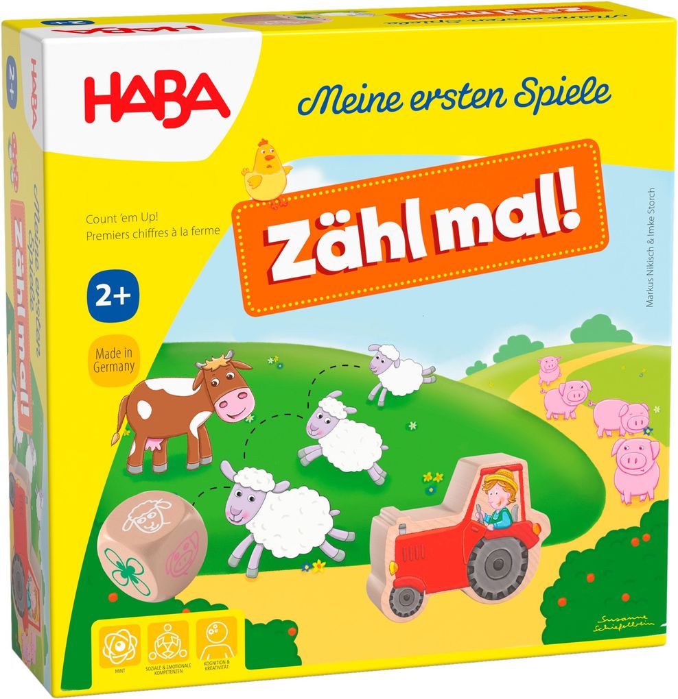 Image of HABA 305878 - Meine ersten Spiele, Zähl mal!, Würfelspiel