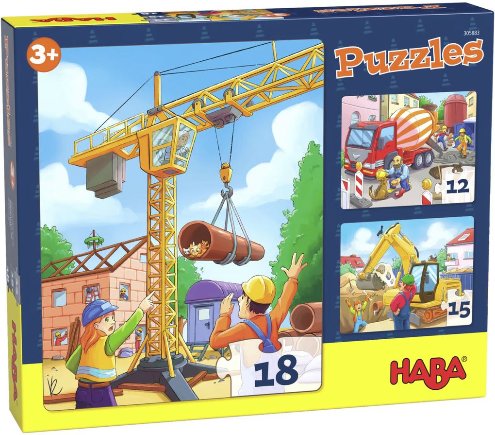 Image of Puzzles Baustellenfahrzeuge