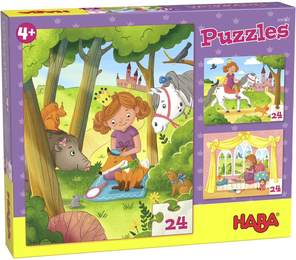 Image of Prinzessin Valerie 305916 PUZZLE - 3 Puzzles à 24 Teile