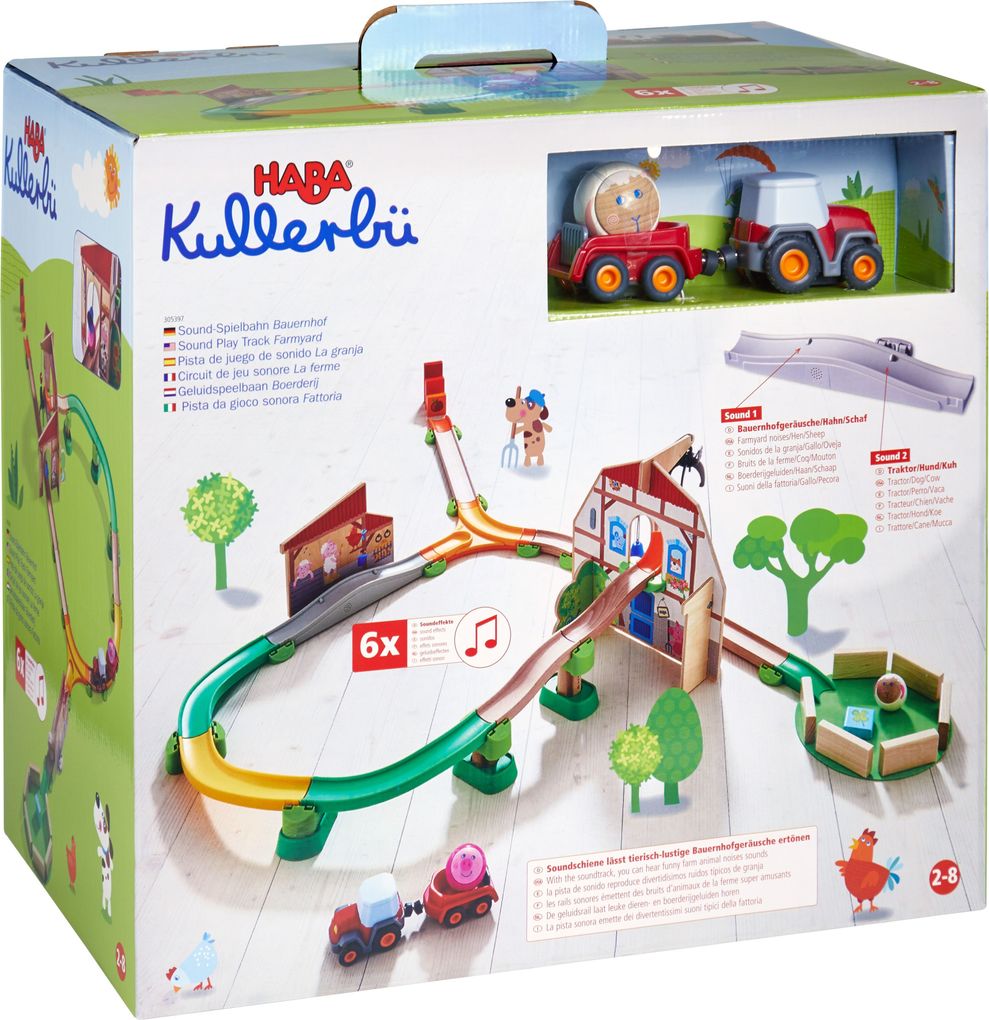 Image of HABA - Kullerbü - Sound-Spielbahn Bauernhof