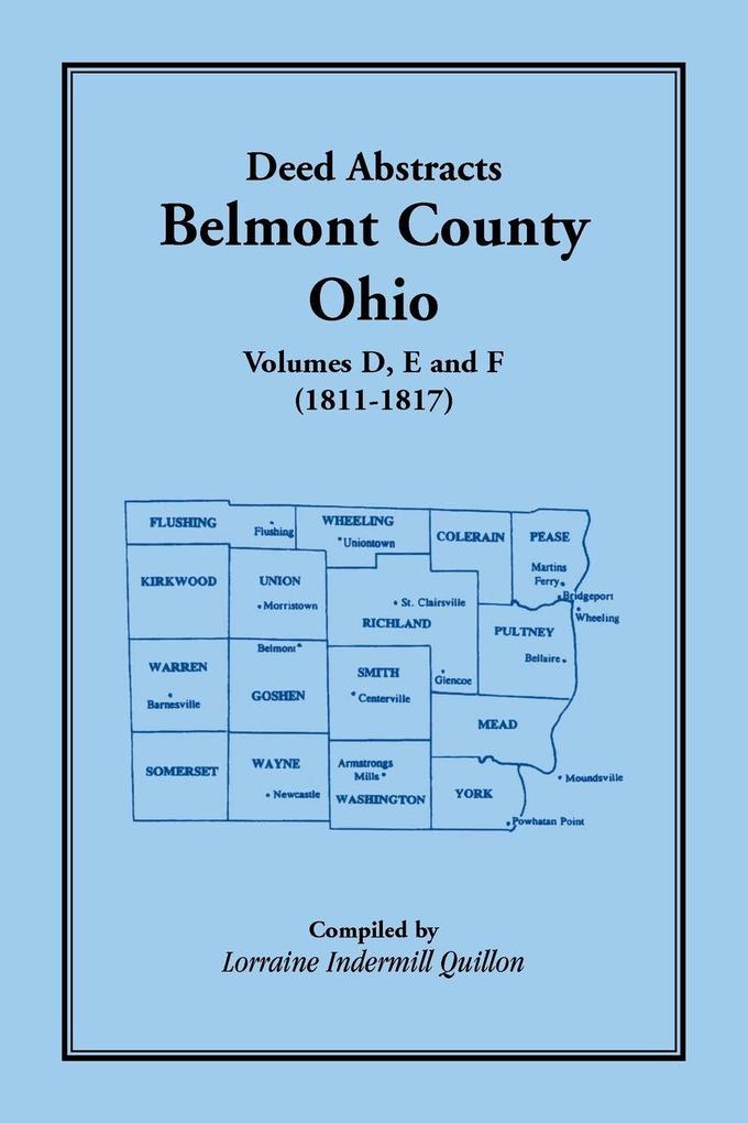Deed Abstracts Belmont County Ohio